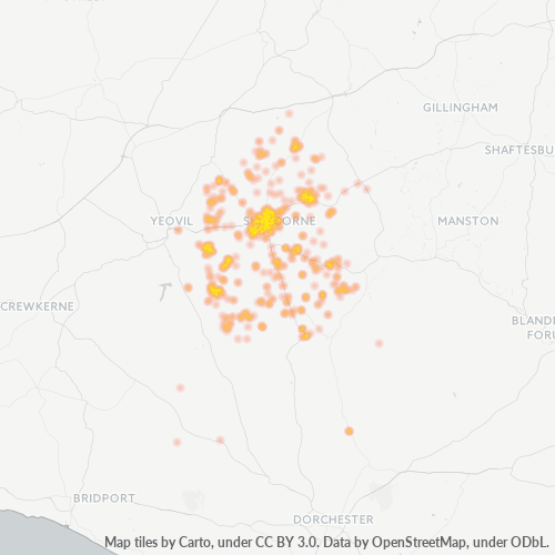 DT9 Business Density Heatmap