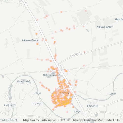 4153 Heatmap Bedrijfsdichtheid