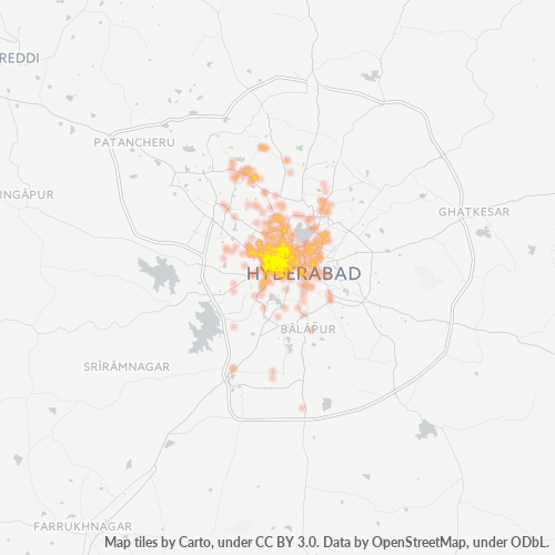 500028 Business Density Heatmap