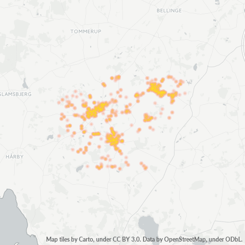 5672 Heatmap over forretningstæthed