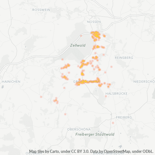09603 Standortdichte-Heatmap