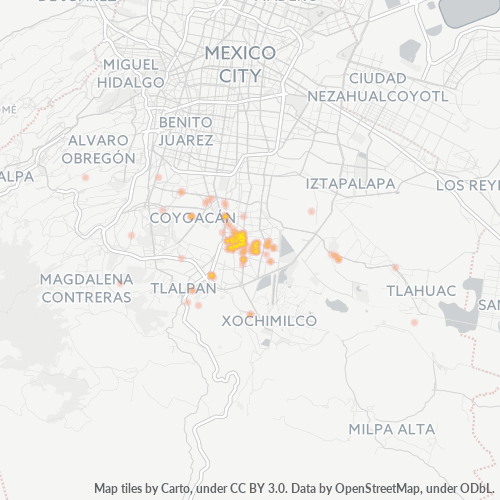 04890 Mapa de calor de densidad empresarial