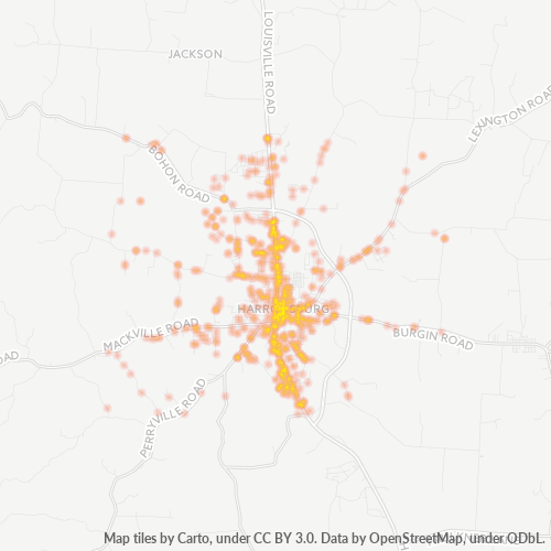 40330 Business Density Heatmap