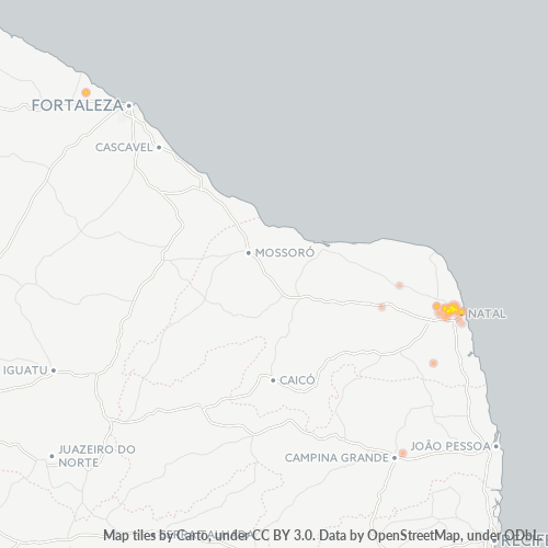 59290-000 Mapa de calor de densidad empresarial