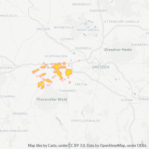 Heatmap für plz 01723