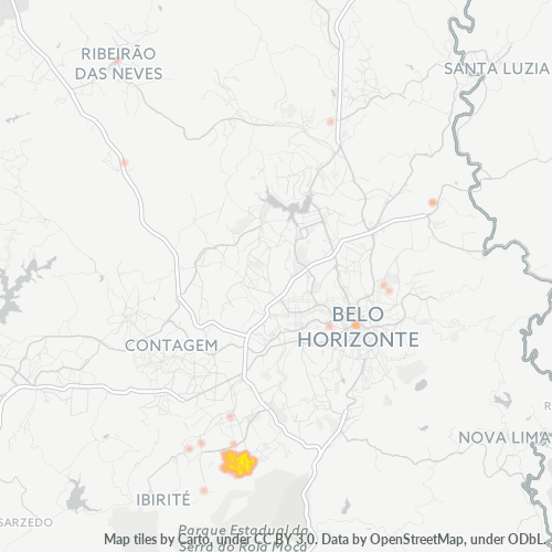 30626-000 Mapa de calor de densidad empresarial