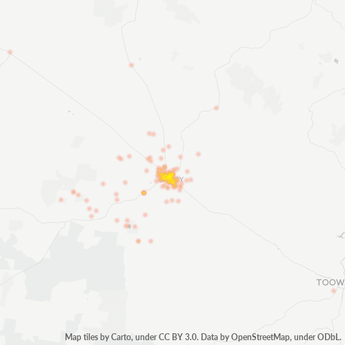 4405 Business Density Heatmap