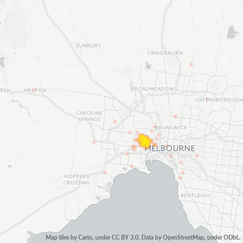 3011 Business Density Heatmap