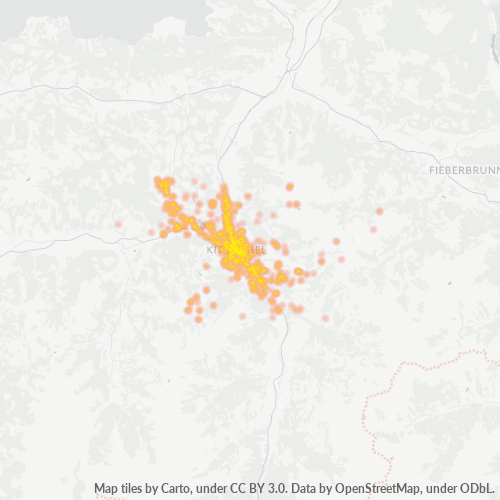 Heatmap für postleitzahl 6370