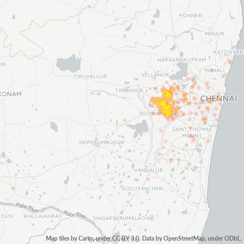 600077 Business Density Heatmap