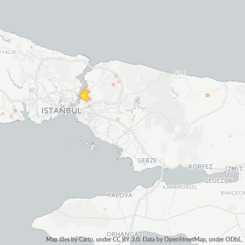 34815 Şirket Yoğunluğu Isı Haritası