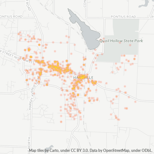 44632 Business Density Heatmap