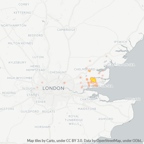 SS5 Business Density Heatmap