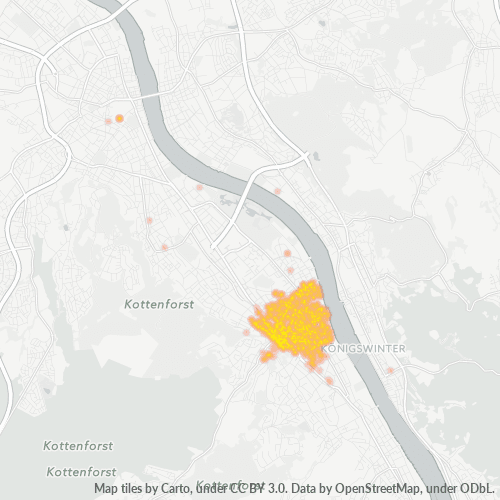 53173 Standortdichte-Heatmap