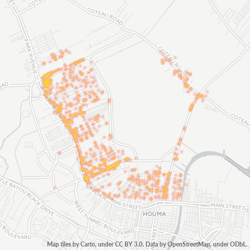 70364 Business Density Heatmap
