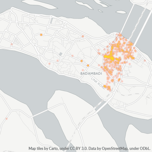 753003 Business Density Heatmap