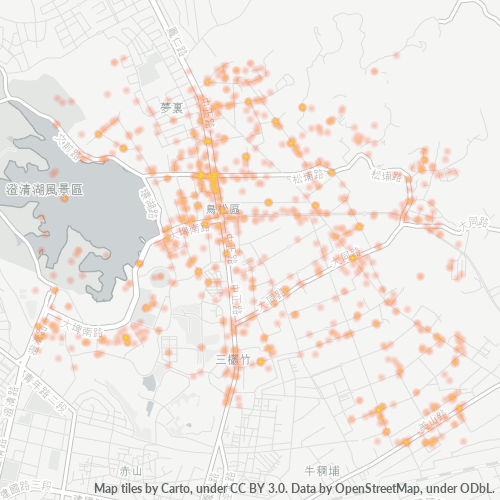833 商業密度熱圖