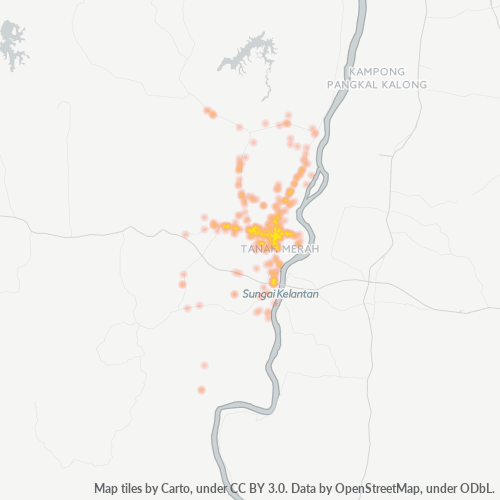 17500 Business Density Heatmap