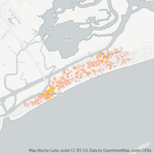 29451 Business Density Heatmap