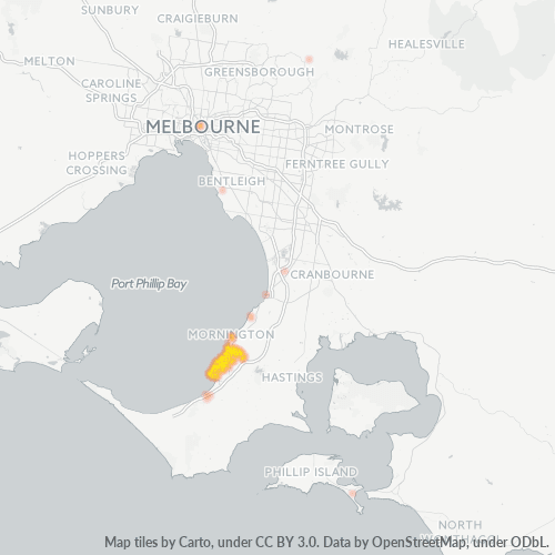 3934 Business Density Heatmap
