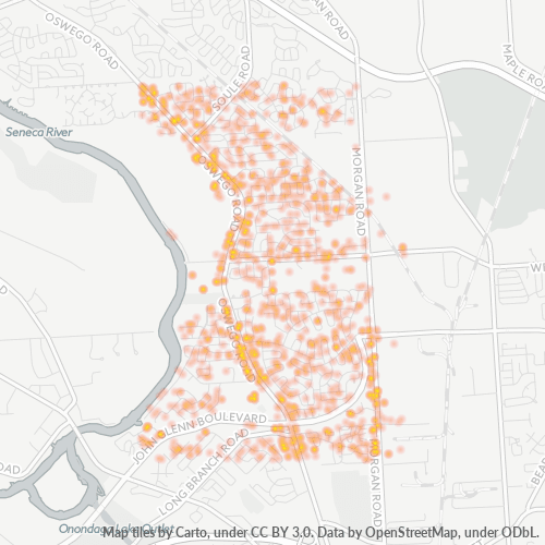 13090 Business Density Heatmap