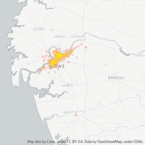 395008 Business Density Heatmap