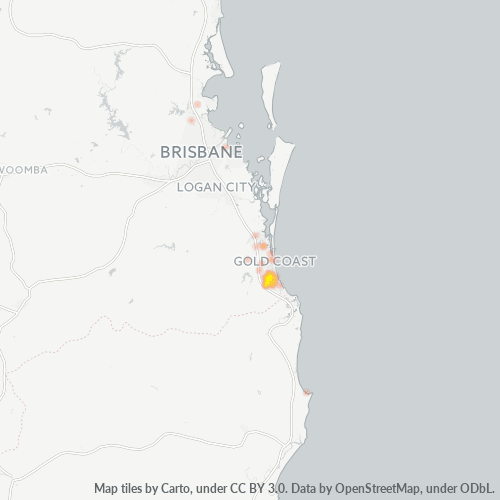 4227 Business Density Heatmap