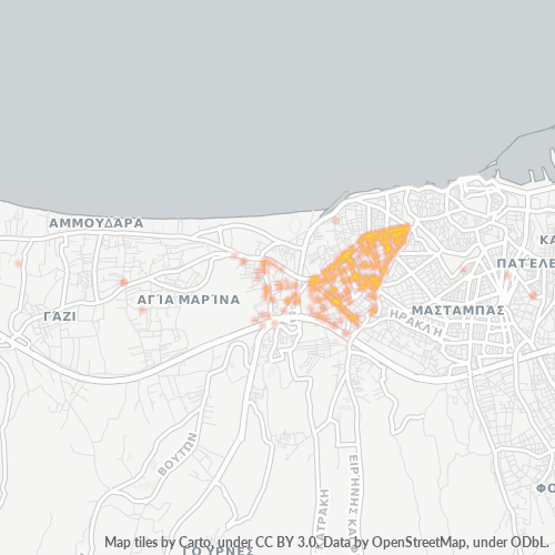 713 04 Χάρτης θερμότητας πυκνότητας επιχείρησης 713 04 Χάρτης θερμότητας πυκνότητας επιχείρησης