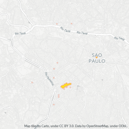 04531-000 Mapa de calor de densidad empresarial