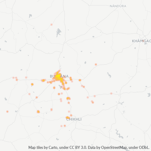 443001 Business Density Heatmap
