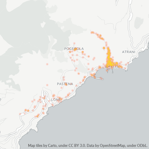 Mappa di calore per cap 84011