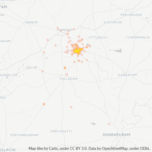 641601 Business Density Heatmap