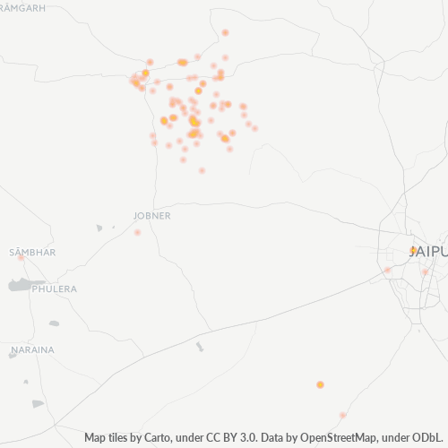 303603 Business Density Heatmap