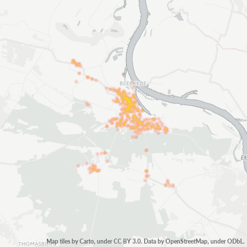 Heatmap für plz 21354