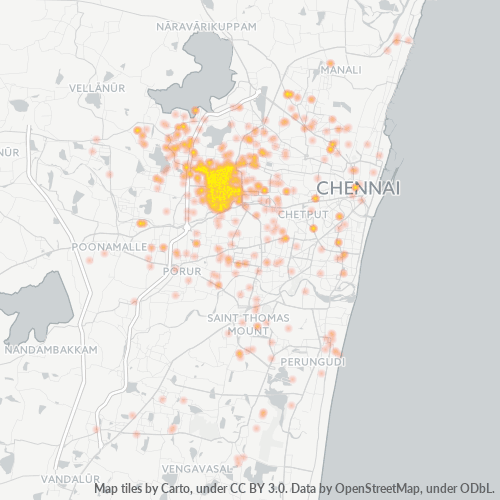 600050 Business Density Heatmap