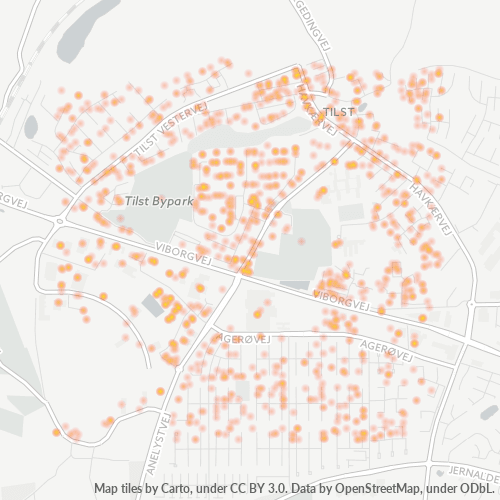 8381 Heatmap over forretningstæthed