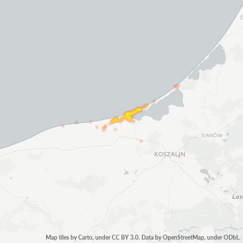 76-032 Mapa intensywności działalności gospodarczej