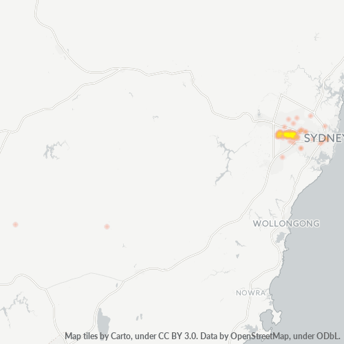 2164 Business Density Heatmap