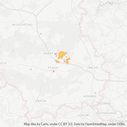 Heatmap voor postcode 6720