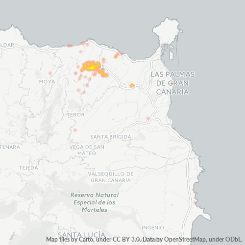 35400 Mapa de densitat de negocis 35400 Mapa de densitat de negocis