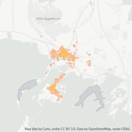 Heatmap für plz 38685