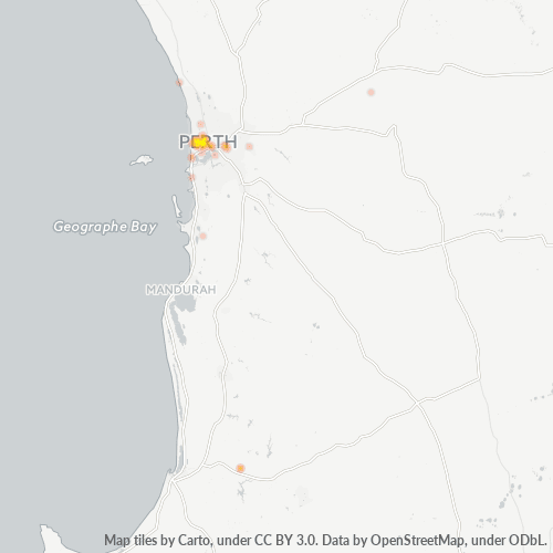6014 Business Density Heatmap