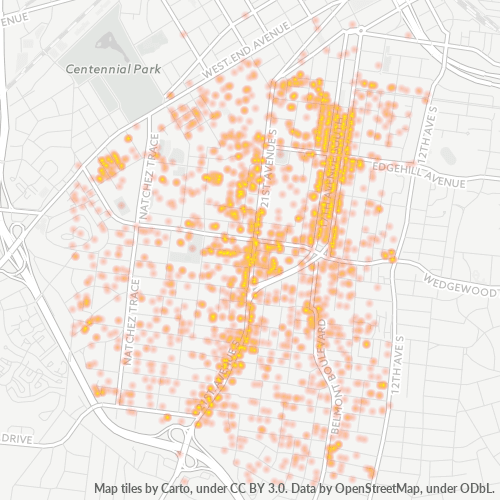 37212 Business Density Heatmap