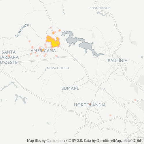 13473-000 Mapa de calor de densidad empresarial