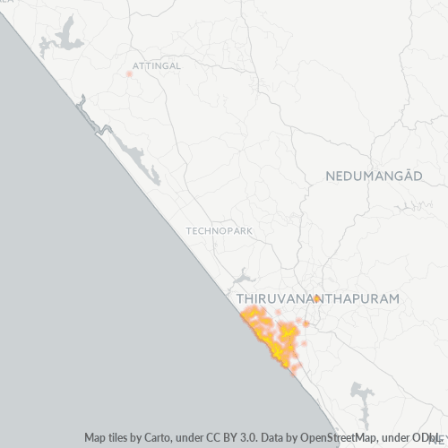 695008 Business Density Heatmap