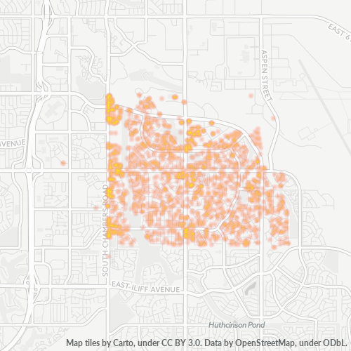 80017 Business Density Heatmap