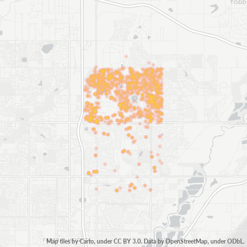 80241 Business Density Heatmap