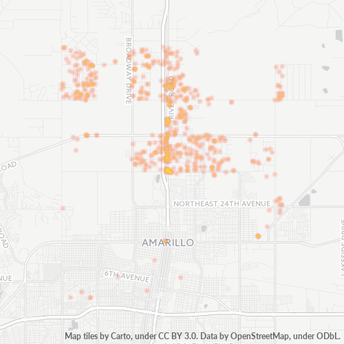 79108 Business Density Heatmap