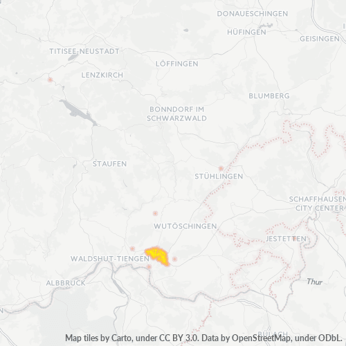 Heatmap für plz 79787
