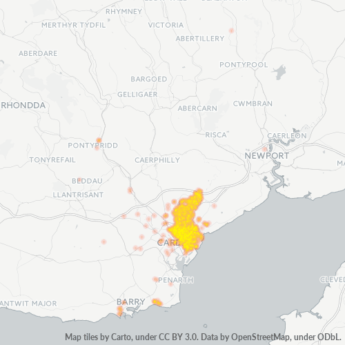 CF2 Business Density Heatmap